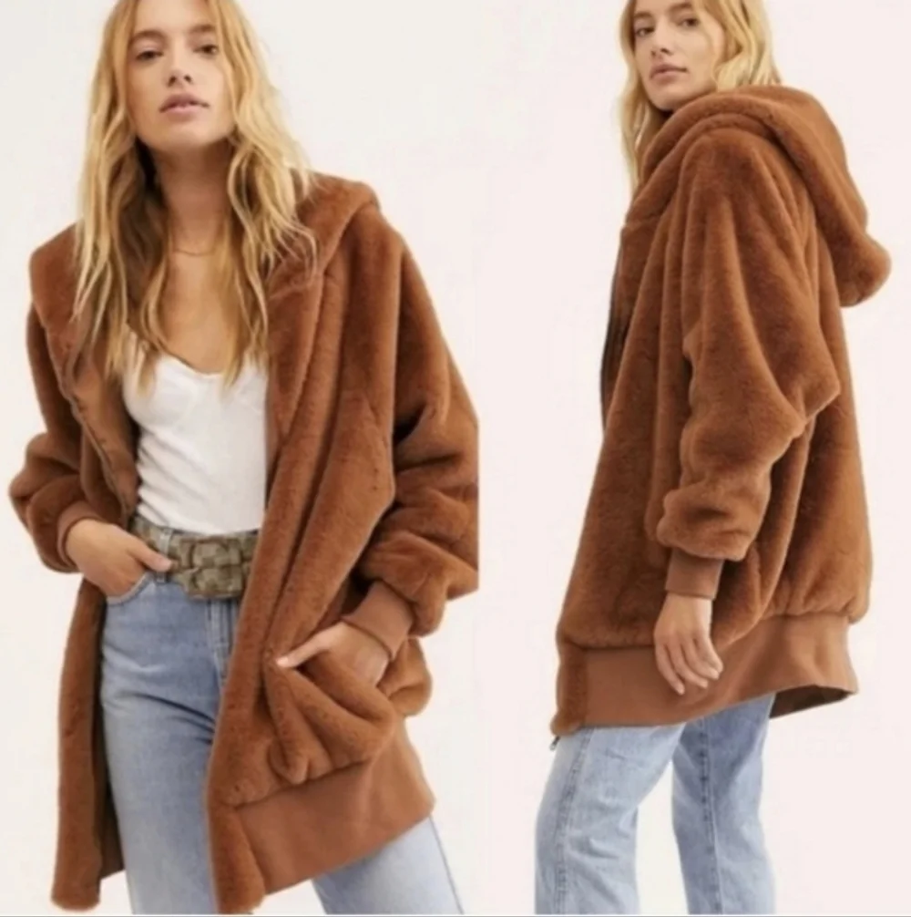Free People Turn Up Zip Off Hoodie Jacket